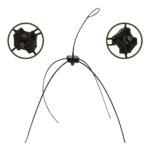 Виносна антена «ПАУК» дводіапазонна VHF/UHF антена для рацій Motorola (Без кабелю) BNC